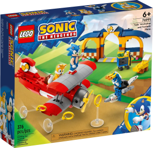 LEGO Sonic Tails Workshop And Tornado Plane (76991)