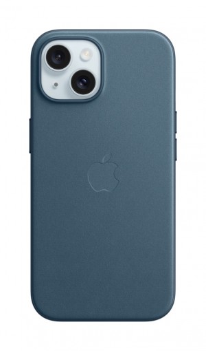 Apple iPhone 15 FineWoven Case with MagSafe Pacific Blue MT3G3