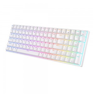 ROYAL KLUDGE RK100 White, Red Switch, US (RK100-W-R)