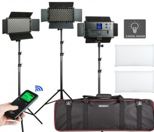 Viltrox VL-D640T LED Light Triple Kit