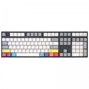 Varmilo VEA108 CMYK Gaming Keyboard, MX-Silent-Red, White LED - US Layout (A26A024A6A1A01A007)