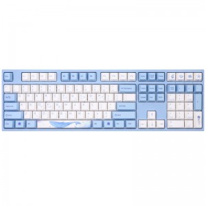 Varmilo VEA108 Sea Melody Gaming Keyboard, MX-Silent-Red, White LED - US Layout (A26A038A6A0A01A033)