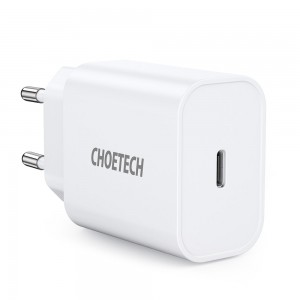 Choetech USB wall charger Type C PD 20W white (Q5004 V4) (6932112100566)