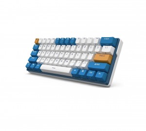 Royal Kludge RK61 Plus Klein Blue Wireless Mechanical Keyboard | 60%, Hot-swap, Blue switches, US