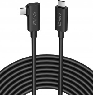 Anker 712 USB-C to USB-C Cable (4.8 m Fibre), 10 Gbps High-Speed Data Transfer, USB-C Charging Cable Compatible with Oculus Quest 2 VR Headset