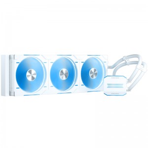 PHANTEKS Glacier One 420D30 DRGB AIO Liquid CPU Cooler White