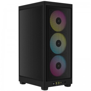 Corsair iCUE 2000D Airflow Mini-ITX Case, RGB - Black (CC-9011246-WW)