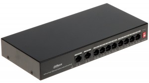 Dahua PFS3010-8ET-65 10-Port Fast Ethernet Switch with 8-Port PoE