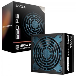 EVGA SuperNOVA P5 80 PLUS Platinum, Modular - 650 Watt (220-P5-0650-X2)