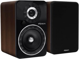 Elipson Prestige Facet 6B BT Wireless Bookshelf Walnut (Pair)