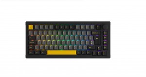 Akko wired keyboard 5075S RGB - V3 Pro Cream Yellow | 75%, Hot-swap, US