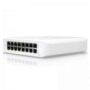 UbiQuiti UniFiSwitch Lite 16 Desktop Gigabit Managed Switch - 8x PoE+ (USW-LITE-16-POE)