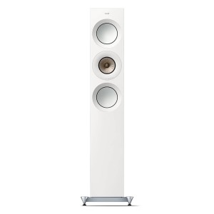 KEF Reference 3 Floorstanding Speaker High Gloss White Champagne