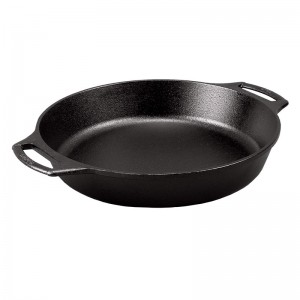 Lodge - 26CM Double Handle Cast Iron Bakers Skillet (BW10BSKINT)