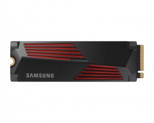 Samsung 990 PRO Heatsink NVMe M.2 SSD with Heatsink, 4TB, PCIe 4.0, 7450MB/s Read, 6900MB/s Write (MZ-V9P4T0CW)