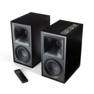 Klipsch The Fives Wireless Matte Black Bookshelf Speakers (Pair / Set of 2)