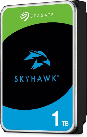 Seagate SkyHawk 1TB Surveillance Hard Drive - Sata 6Gb/s 64MB Cache 3.5-Inch Internal Drive (ST1000VX005)