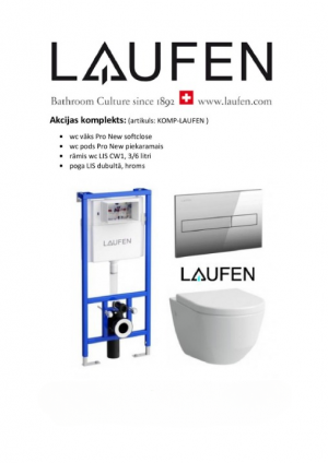 Laufen WC Set 4 in 1 (KOMP-LAUFEN)