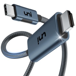 uni USB C to HDMI 2.1 Cable [8K @ 60Hz, 4K @ 144Hz] 1.8 m, Thunderbolt 4 to HDMI Cable with HDCP 2.3 (UA116-23)