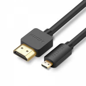 Ugreen cable HDMI - micro HDMI cable 19 pin 2.0v 4K 60Hz 30AWG 1.5m black (30102)