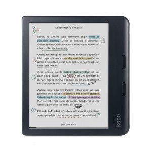 Rakuten Kobo Libra Colour E-Book Reader Touchscreen 32GB Wi-Fi Black (N428-KU-BK-K-CK)
