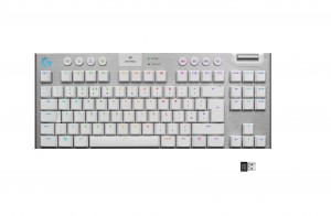 Logitech G915 TKL Lightspeed Wireless White Mechanical Keyboard US, TACTILE SWITCHES
