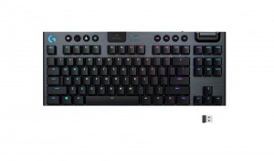 Logitech G915 TKL Lightspeed Wireless Mechanical Keyboard US, CLICKY SWITCHES