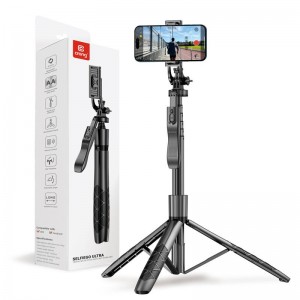 Crong Mobile Phone Selfie Stick/Tripod CRGSGU1BLK Black