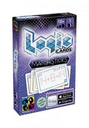 Brain Games Logic Cards: Matchsticks, a mind puzzle (LV/RU/LT/EE/EN)