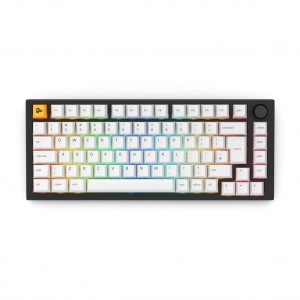 Glorious GMMK Pro Black Slate 75% TKL Keyboard - Pre-built, ISO UK Layout - black (GLO-GMMK-P75-FOX-ISO-B-UK)