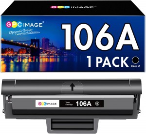 GPC IMAGE Compatible with HP 106A Toner, W1106A Black for Laser 107w MFP, 135wg, 137fwg, 135w, 137fnw, 135a, 107a, 107r, 135r Printer Cartridge