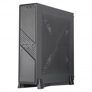SilverStone SST-ML12B Milo Slim HTPC Micro-ATX Case - Black (SST-ML12B)