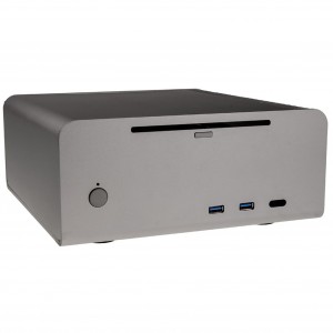 Streacom ST-FC8T Alpha Optical Fanless HTPC Aluminium Case - titanium (ST-FC8T-ALPHA-OPT)