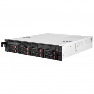 SilverStone RM21-308 Rackmount Server Case, 2U, Micro-ATX - black (SST-RM21-308)