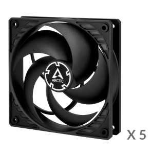 Arctic P12 PWM PST 120 mm PWM Fan with Cable Splitter | 5 Pieces (ACFAN00137A)