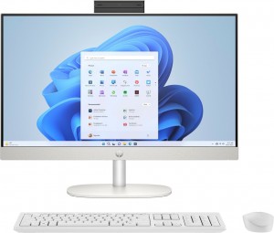 HP AIO 24-CR0005NW 23.8-inch FHD AG IPS Ryzen 5 7520U 8GB RAM 512GB SSD Radeon 610M Windows 11 Shell White (95X79EA)