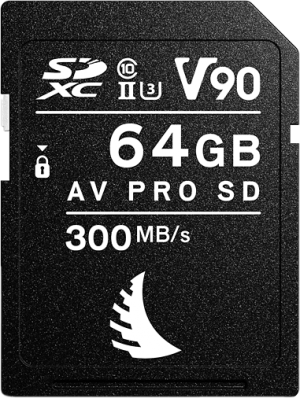 Angelbird SD AV PRO MK2 R300/W280 (V90) 64GB | 1 PACK AVP064SDMK2V90
