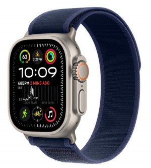 Apple Watch Ultra 2 GPS + Cellular 49mm Natural Titanium Blue Trail Loop M/L MX4L3