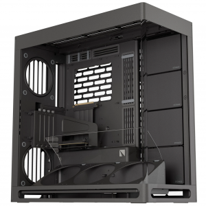 HAVN HS 420 VGPU Case, Midi-Tower, E-ATX, Tempered Glass, PCIe 5.0 Black (HVN-CA-HS420-08)