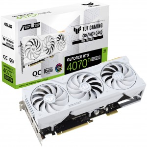 ASUS TUF Gaming GeForce RTX 4070 Ti SUPER BTF White OC Edition 16GB GDDR6X (90YV0KI0-M0NA00)