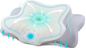 DONAMA Memory Foam Pillow for neck, sides, back and stomach sleepers 63x38x14cm (JK79)