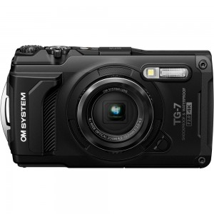 Olympus OM System Tough TG-7 Black + Olympus OM SYSTEM LI-92B Lithium Ion Rechargeable Battery + Olympus OM SYSTEM UC-92 Battery USB Charger