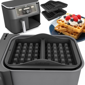 ZauberFry Waffle Liners Compatible with Ninja AF300EU, AF400EU, AF451EU, SL400EU and AF500DE (30320221649)