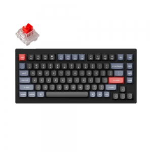 Keychron V1, TKL, Keychron K Pro Red Switch, Black, US (V1-B1)