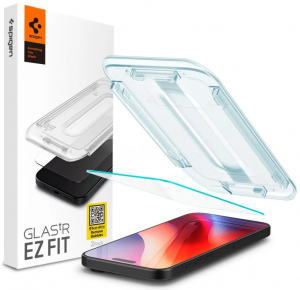 Spigen Glass tR EZ Fit HD 1 Pack, transparency - iPhone 16 Pro (AGL07935)