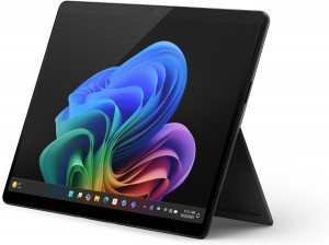 Microsoft Surface Pro Copilot+ PC 13-inch OLED Touchscreen Snapdragon X Elite (12 Cores) 16GB RAM 256GB SSD Latest Model, 11th Edition Black (‎EP2-05008)