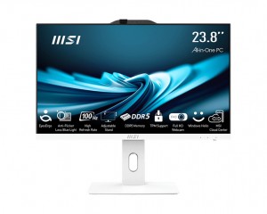 MSI AIO PRO AP242P 23.8-inch IPS LED FHD Intel Core i5-14400 16GB RAM 512GB M.2 SSD AX211 WiFi 6E Windows 11 Pro White (14M-691EU)