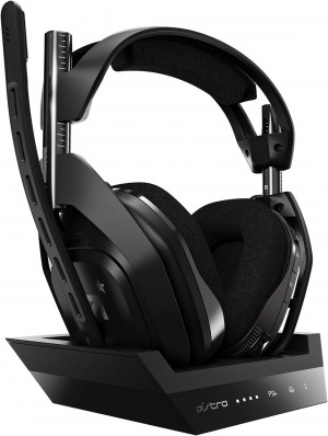 ASTRO Gaming A50 with Charging Station, 2.4GHz, PS5 (HDMI adapter required), PS4, PC/Mac - Black (939-001676)