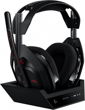 Logitech G Astro A50 LIGHTSPEED with Base Station (Gen 5), 3 System Switching, Xbox, PS5, PC/Mac, Switch - Black (939-002224)