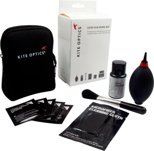 Kite lens cleaning kit